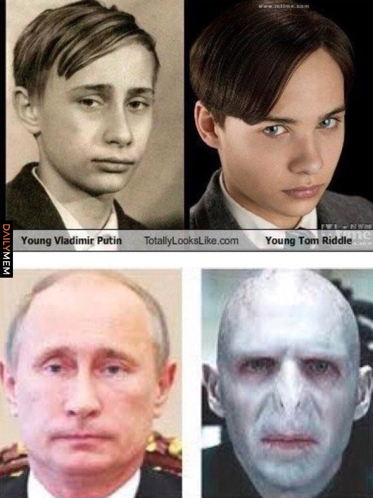Putin vs Tom Riddle