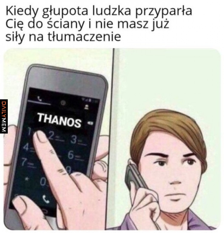 Thanos by wam się przydał
